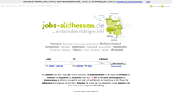 Desktop Screenshot of jobs-suedhessen.de