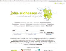 Tablet Screenshot of jobs-suedhessen.de